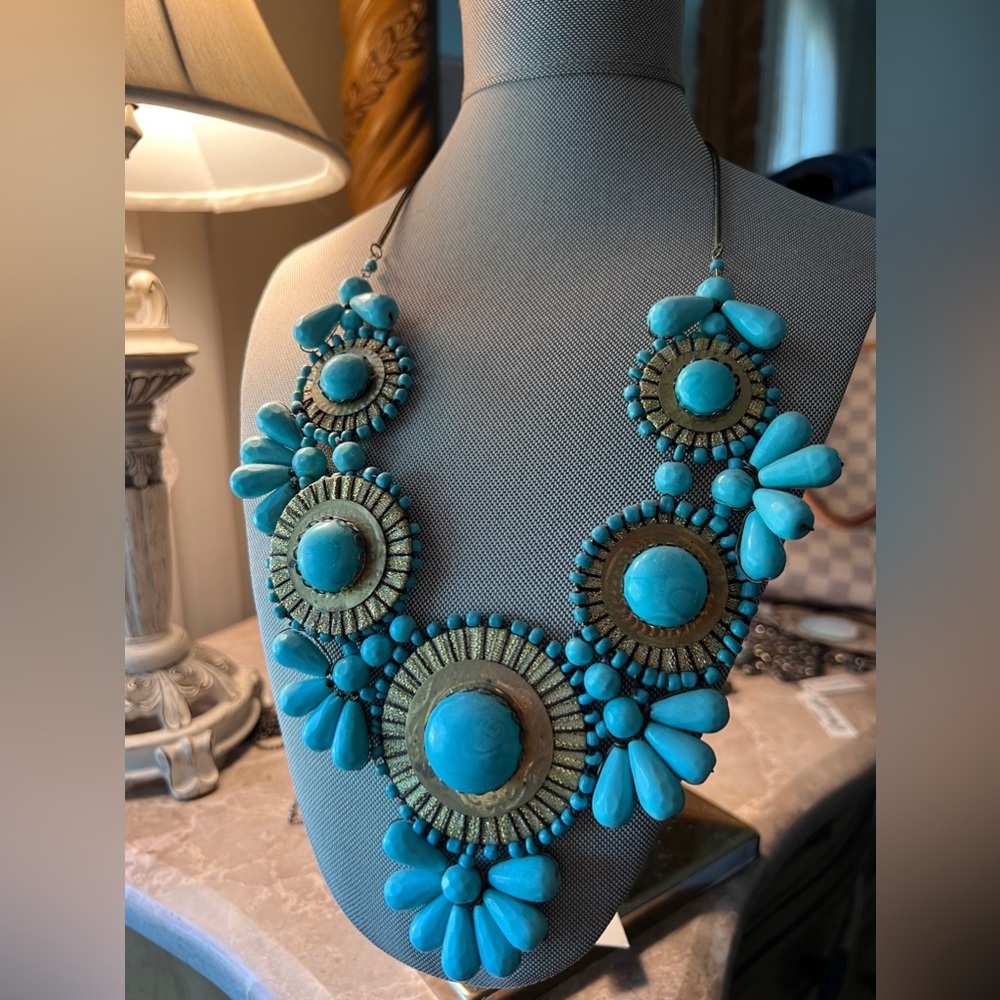 South moon under bib necklace